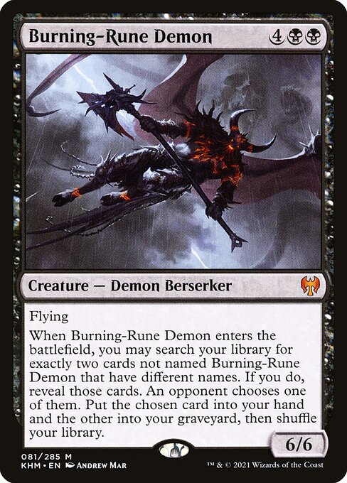 Burning-Rune Demon card art