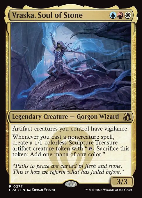Vraska, Soul of Stone card art