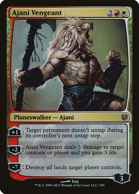 Ajani Vengeant card art
