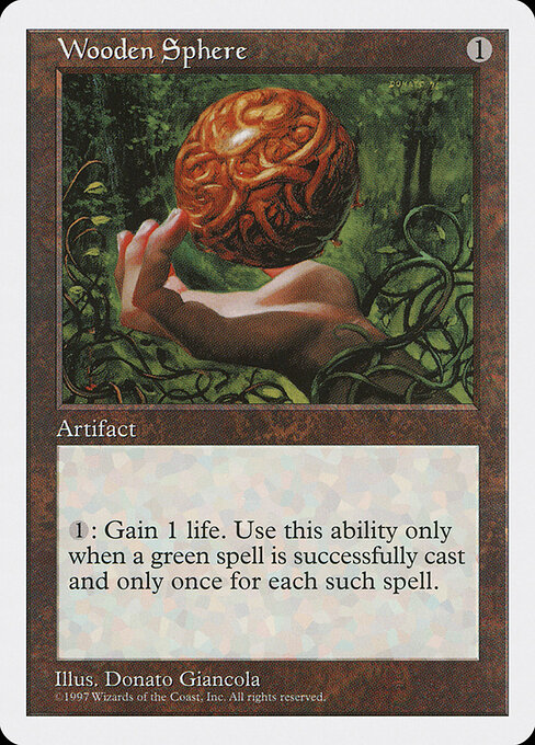 Wooden Sphere card art