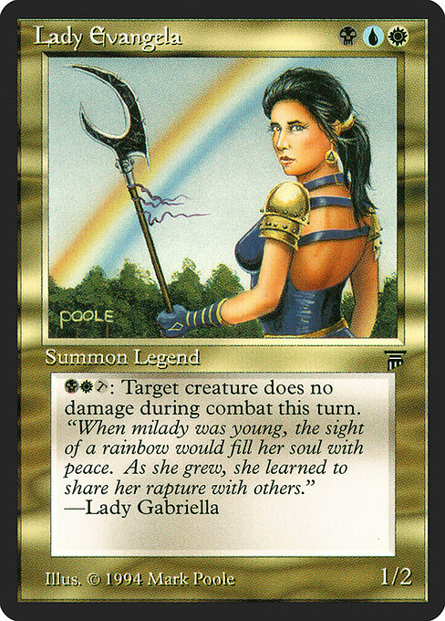 Lady Evangela card art