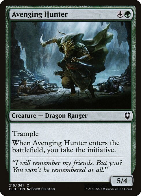 Avenging Hunter card art