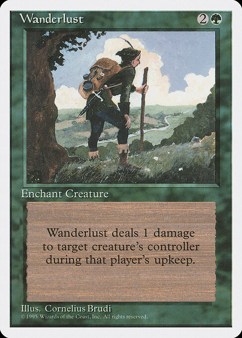 Wanderlust card art
