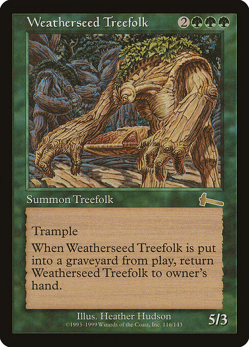 Weatherseed Treefolk card art