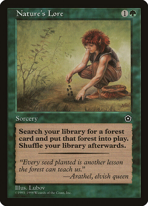 Nature's Lore card art