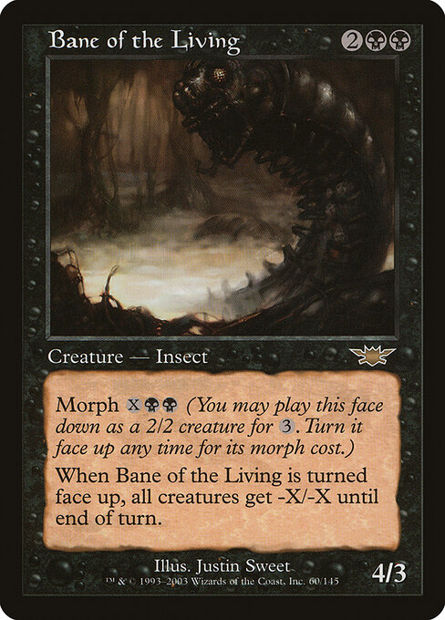 Bane of the Living card art