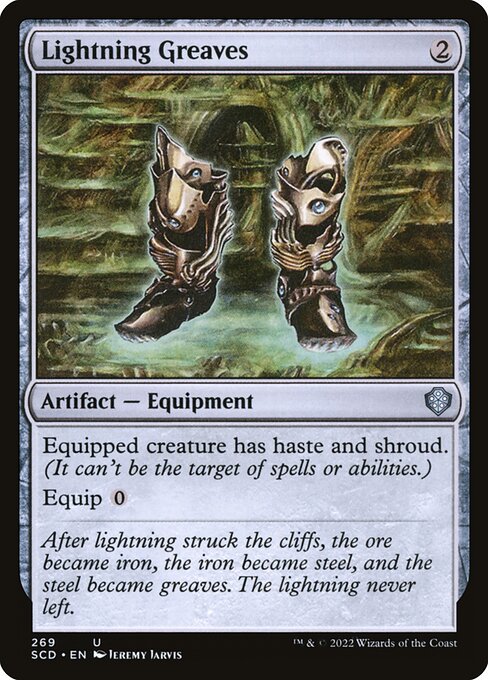 Lightning Greaves card art