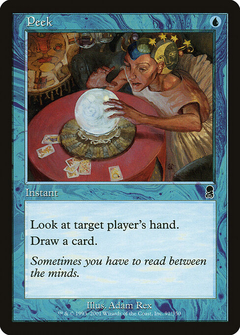 Peek card art