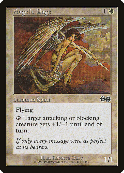 Angelic Page card art