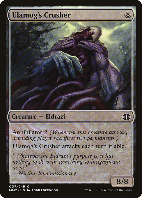 Ulamog's Crusher card art
