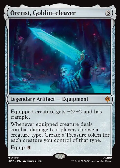 Orcrist, Goblin-cleaver card art