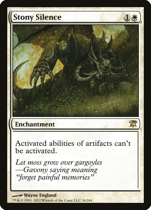 Stony Silence card art