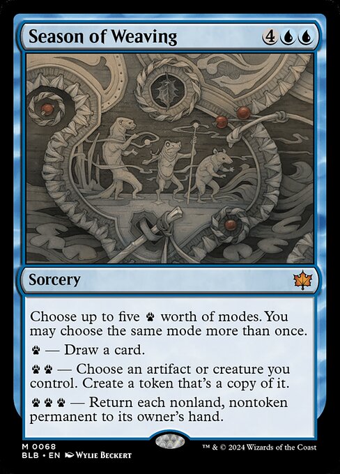 Season of Weaving card art