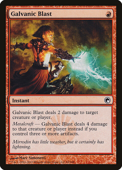 Galvanic Blast card art
