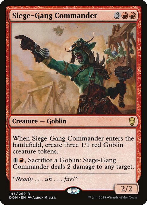 Siege-Gang Commander card art