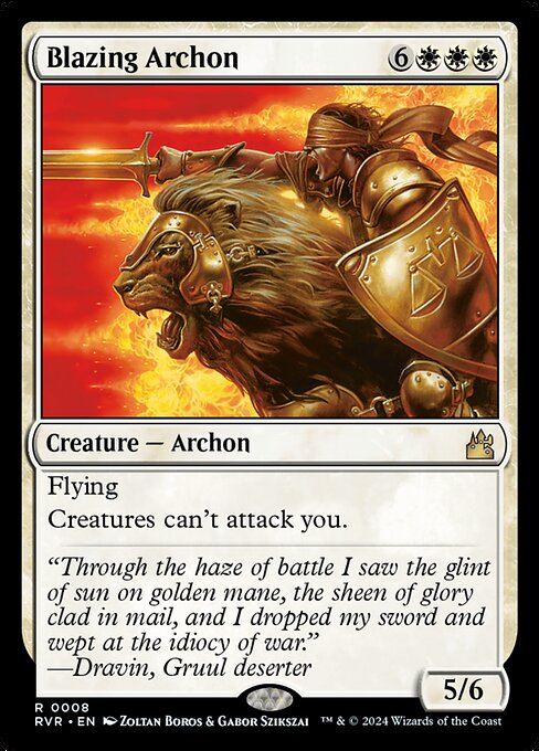 Blazing Archon card art