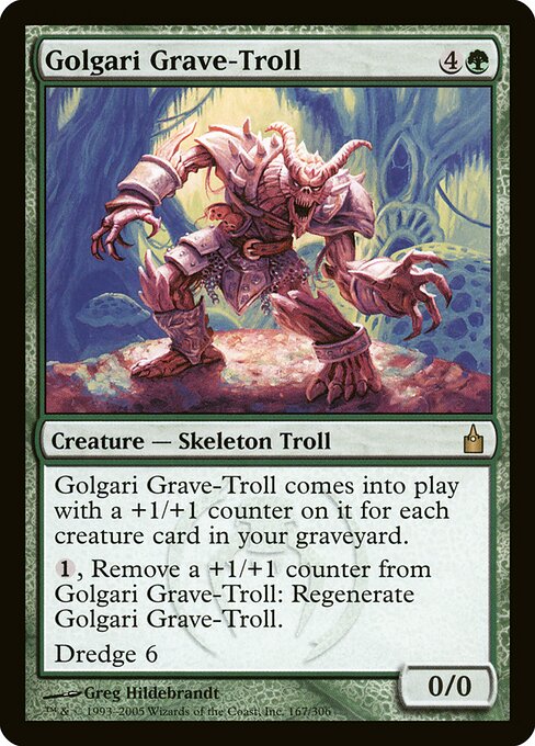 Golgari Grave-Troll card art