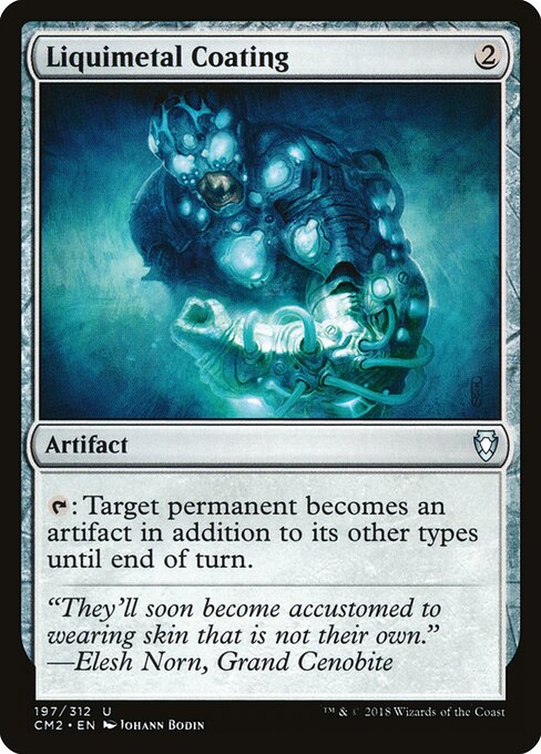 Liquimetal Coating card art