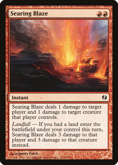 Searing Blaze card art