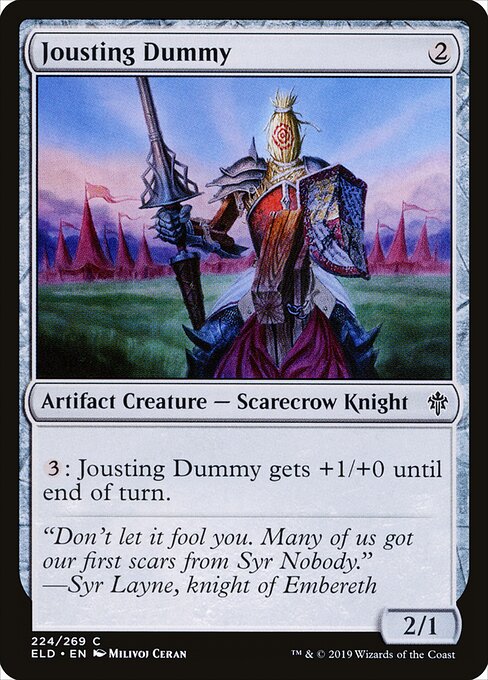 Jousting Dummy card art