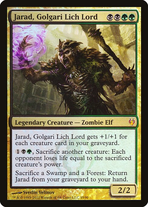 Jarad, Golgari Lich Lord card art