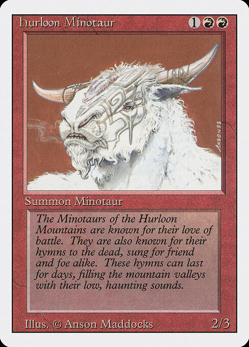 Hurloon Minotaur card art