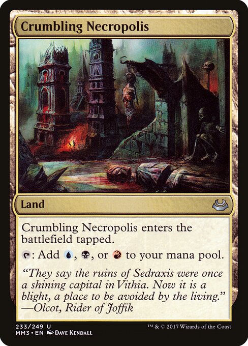 Crumbling Necropolis card art