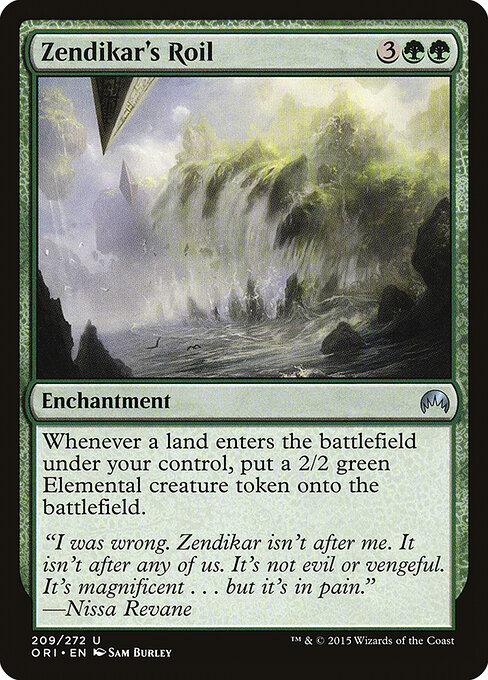 Zendikar's Roil card art
