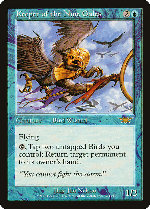 Keeper of the Nine Gales card art