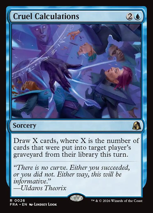 Cruel Calculations card art