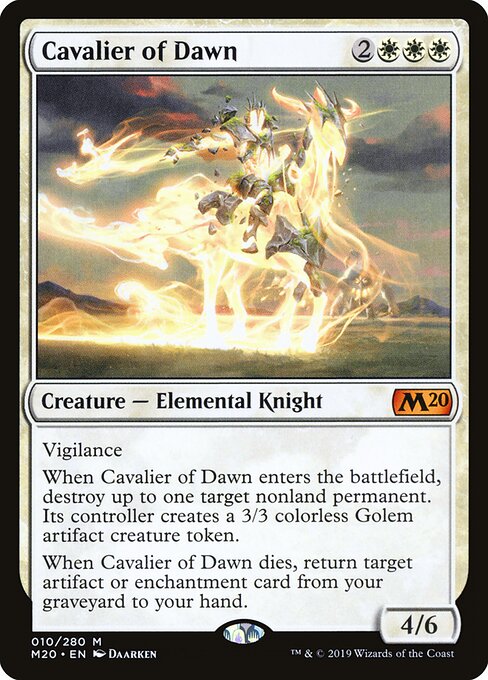 Cavalier of Dawn card art