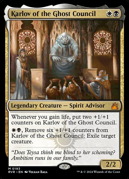 Karlov of the Ghost Council card art
