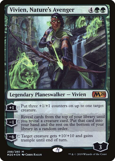 Vivien, Nature's Avenger card art