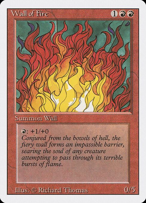 Wall of Fire card art