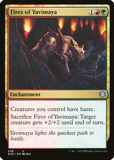 Fires of Yavimaya card art