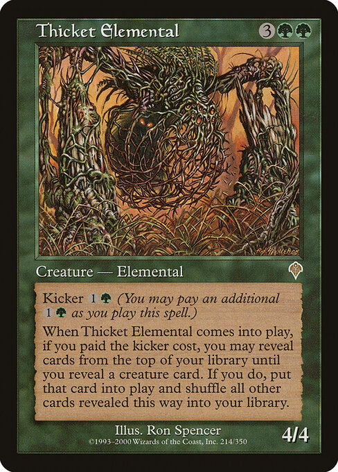 Thicket Elemental card art