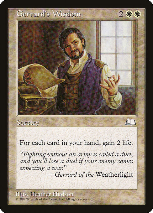 Gerrard's Wisdom card art