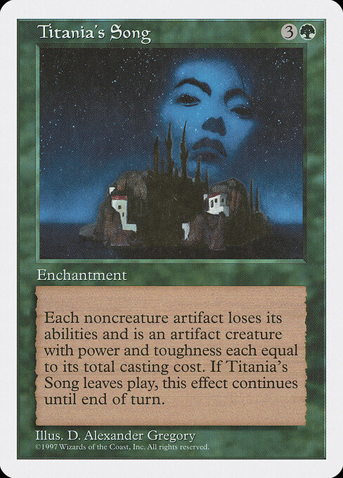 Titania's Song card art