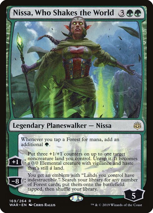 Nissa, Who Shakes the World card art