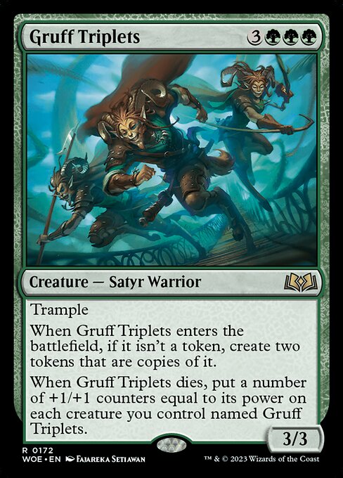 Gruff Triplets card art