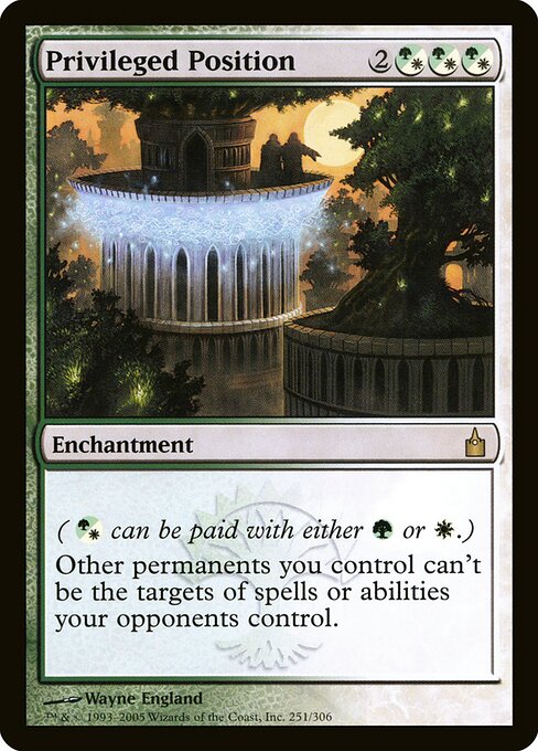 Privileged Position card art