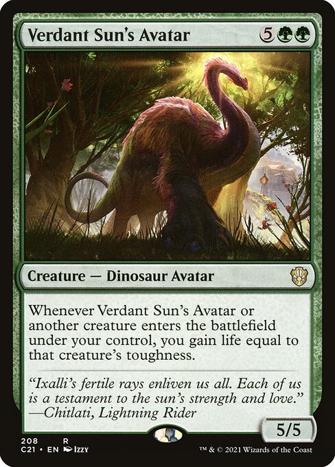 Verdant Sun's Avatar card art