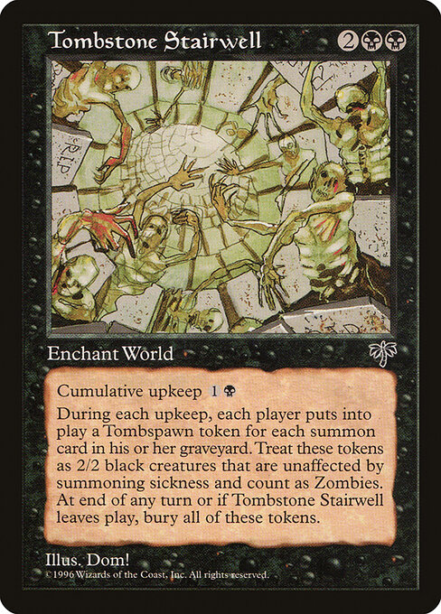 Tombstone Stairwell card art