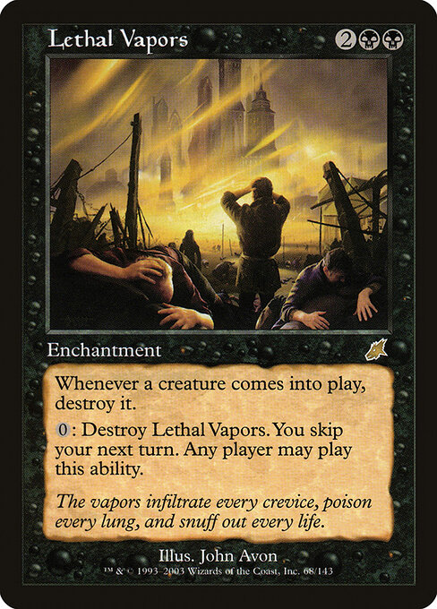 Lethal Vapors card art