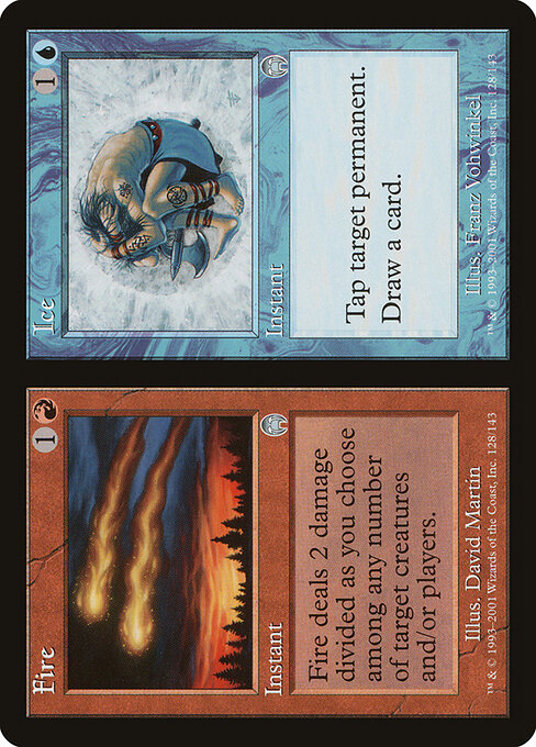 Fire // Ice card art