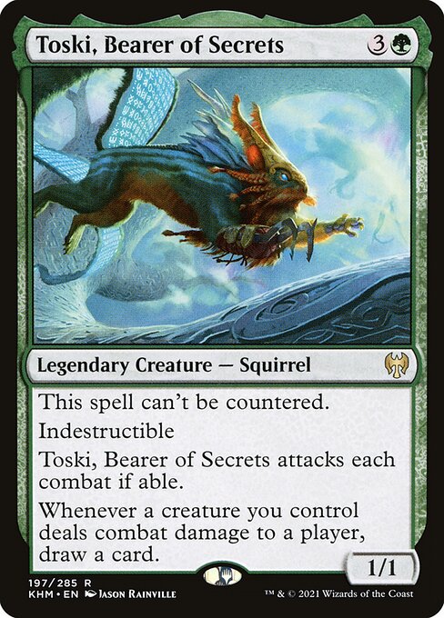 Toski, Bearer of Secrets card art