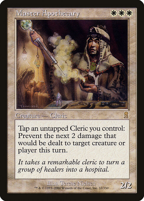 Master Apothecary card art