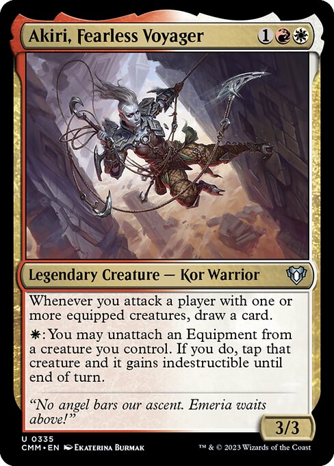 Akiri, Fearless Voyager card art