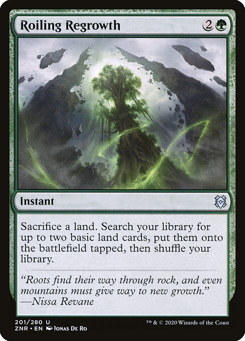 Roiling Regrowth card art