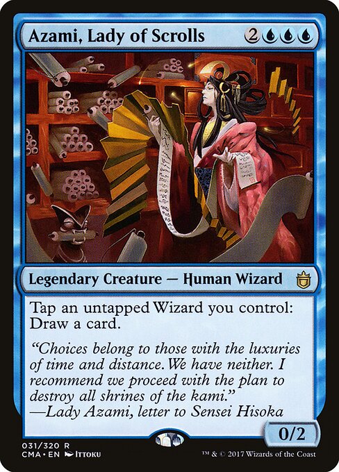 Azami, Lady of Scrolls card art